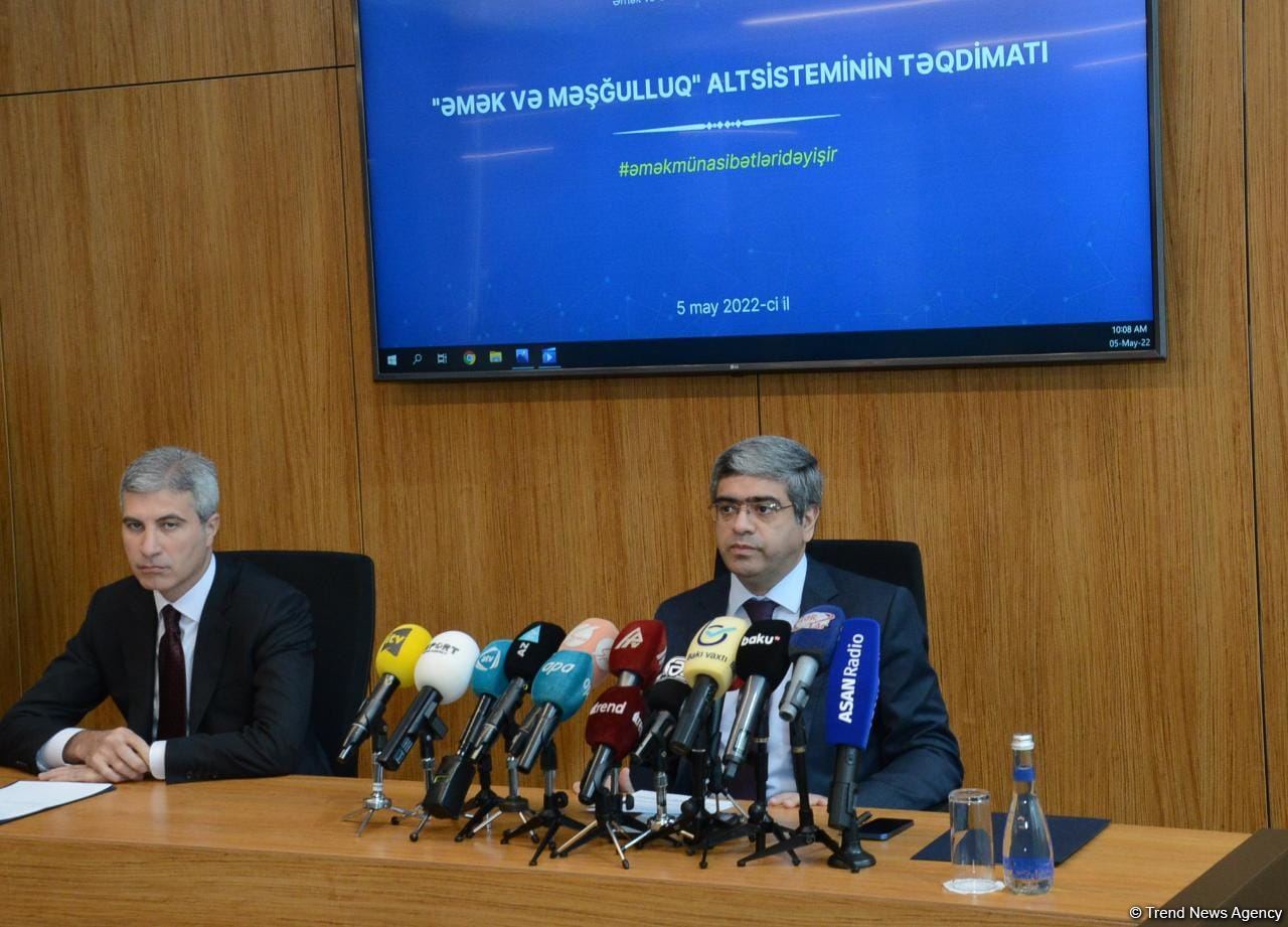 Azerbaijani Labor Ministry launches Labor Relations and Employment subsystem (PHOTO)