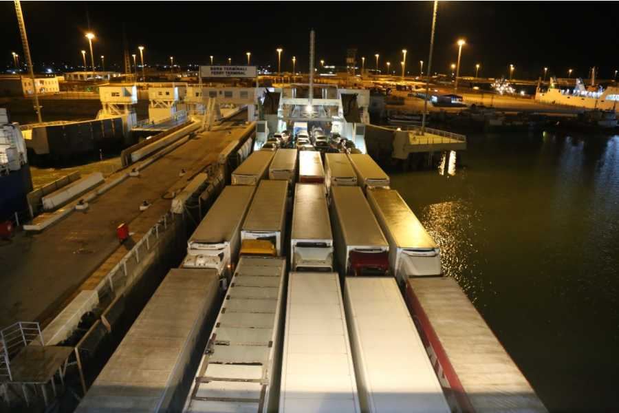 Azerbaijani "Zarifa Aliyeva" ferry boat leaves on its first voyage (PHOTO)