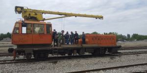 Azerbaijan Railways shares data on level of activity on construction of Barda-Aghdam railway (PHOTO)