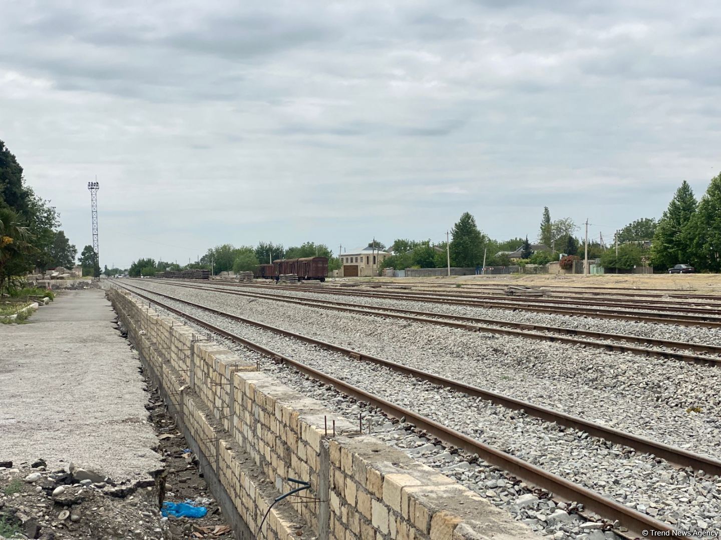 Construction of Azerbaijan's Barda-Aghdam railway to wrap up soon