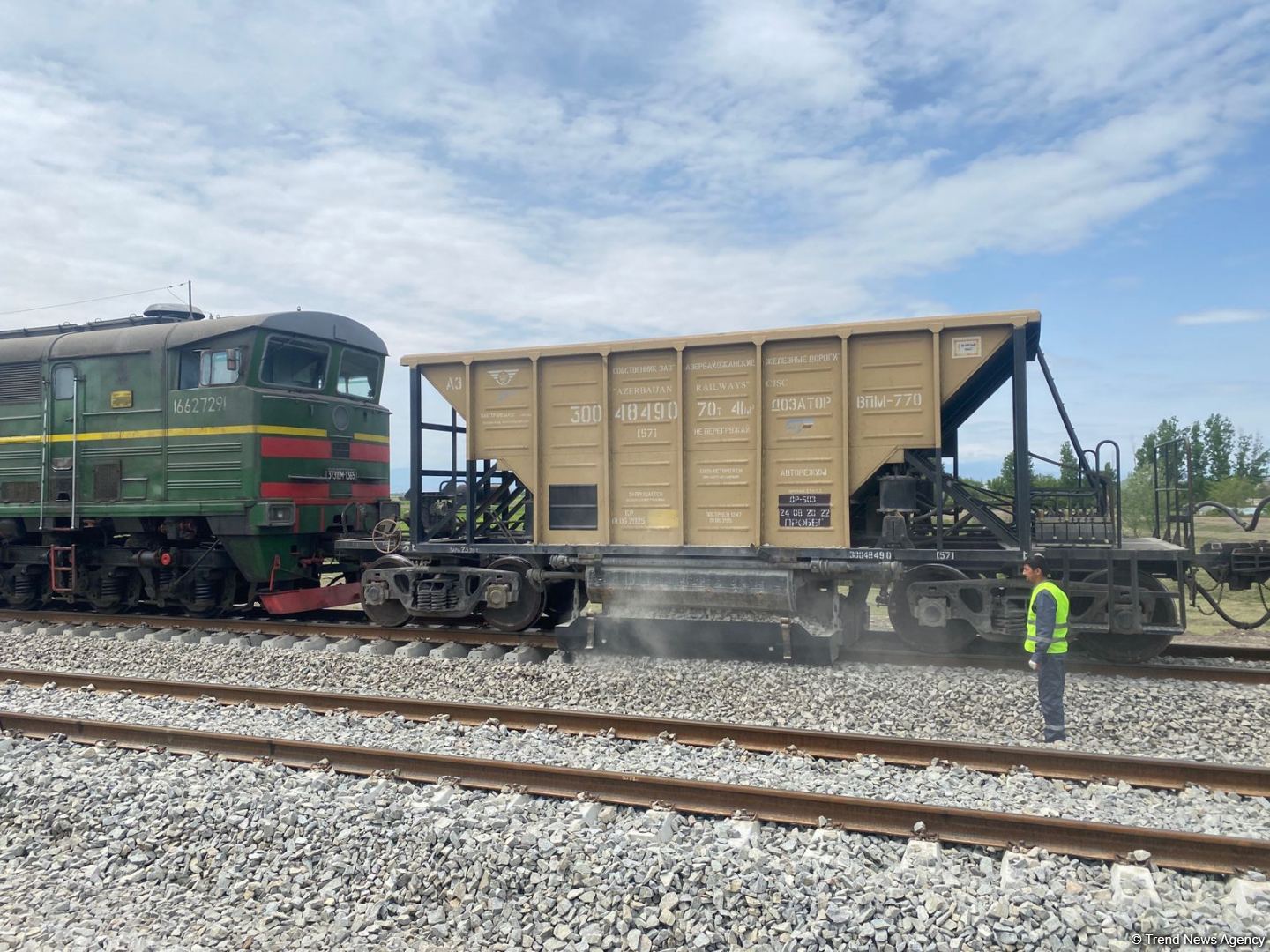 Azerbaijan Railways shares data on level of activity on construction of Barda-Aghdam railway (PHOTO)