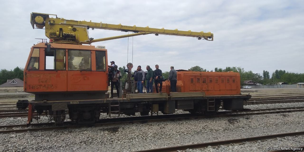 Azerbaijan Railways shares data on level of activity on construction of Barda-Aghdam railway (PHOTO)