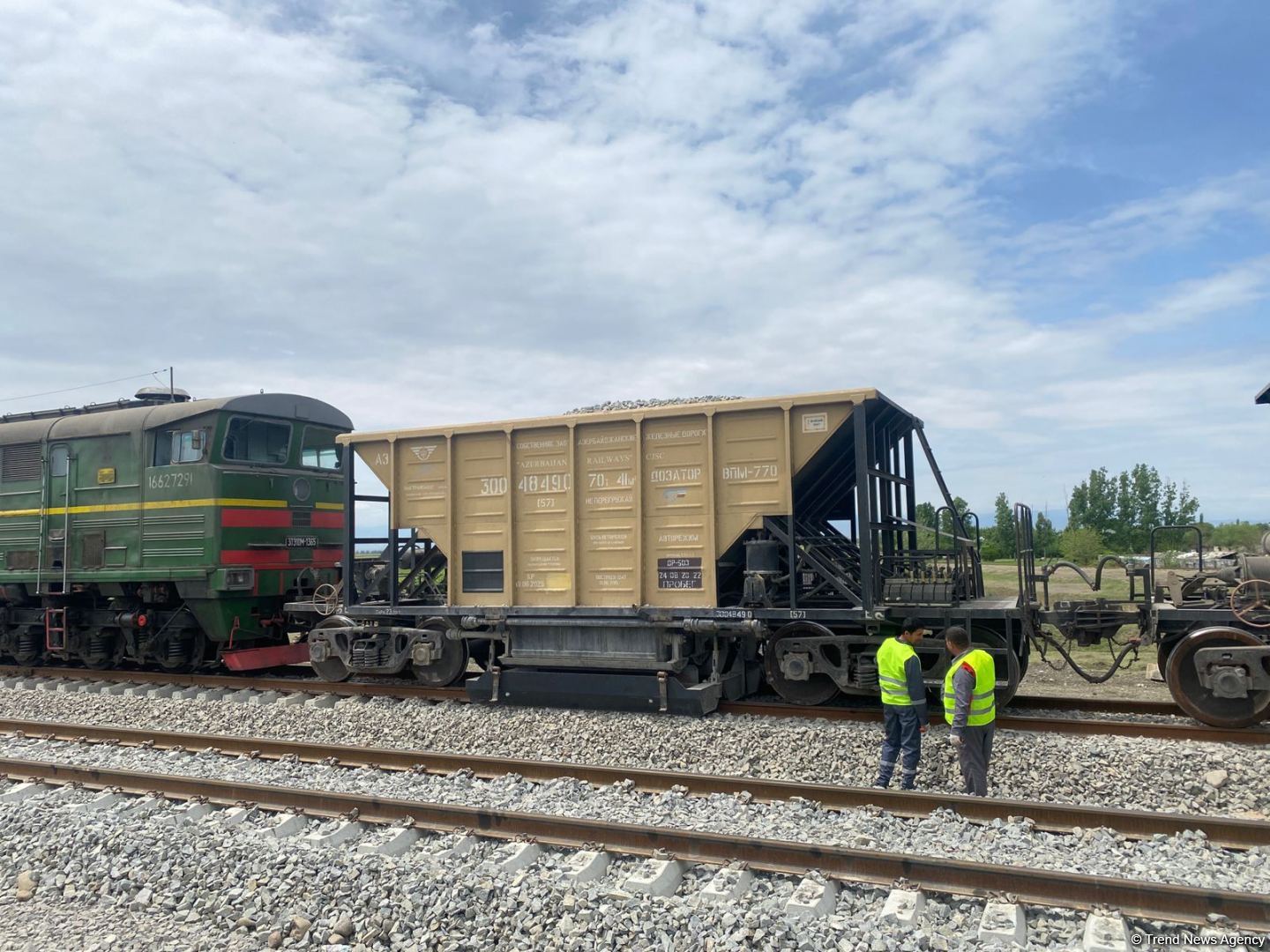 Azerbaijan Railways shares data on level of activity on construction of Barda-Aghdam railway (PHOTO)
