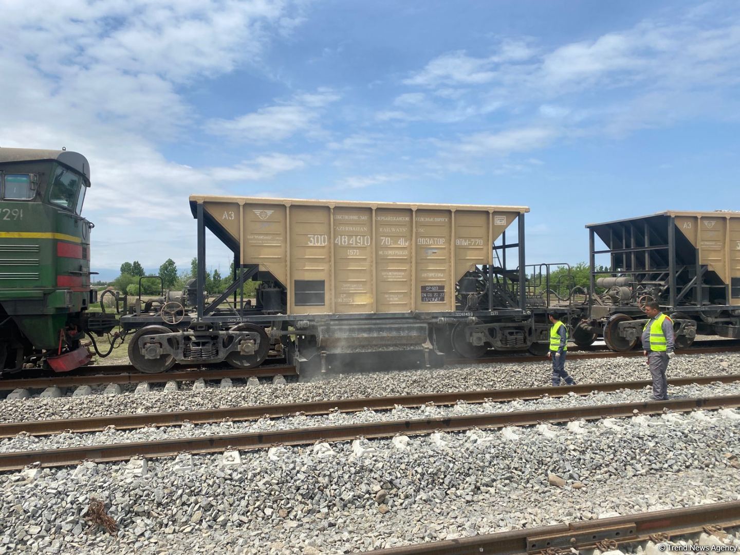 Azerbaijan Railways shares data on level of activity on construction of Barda-Aghdam railway (PHOTO)