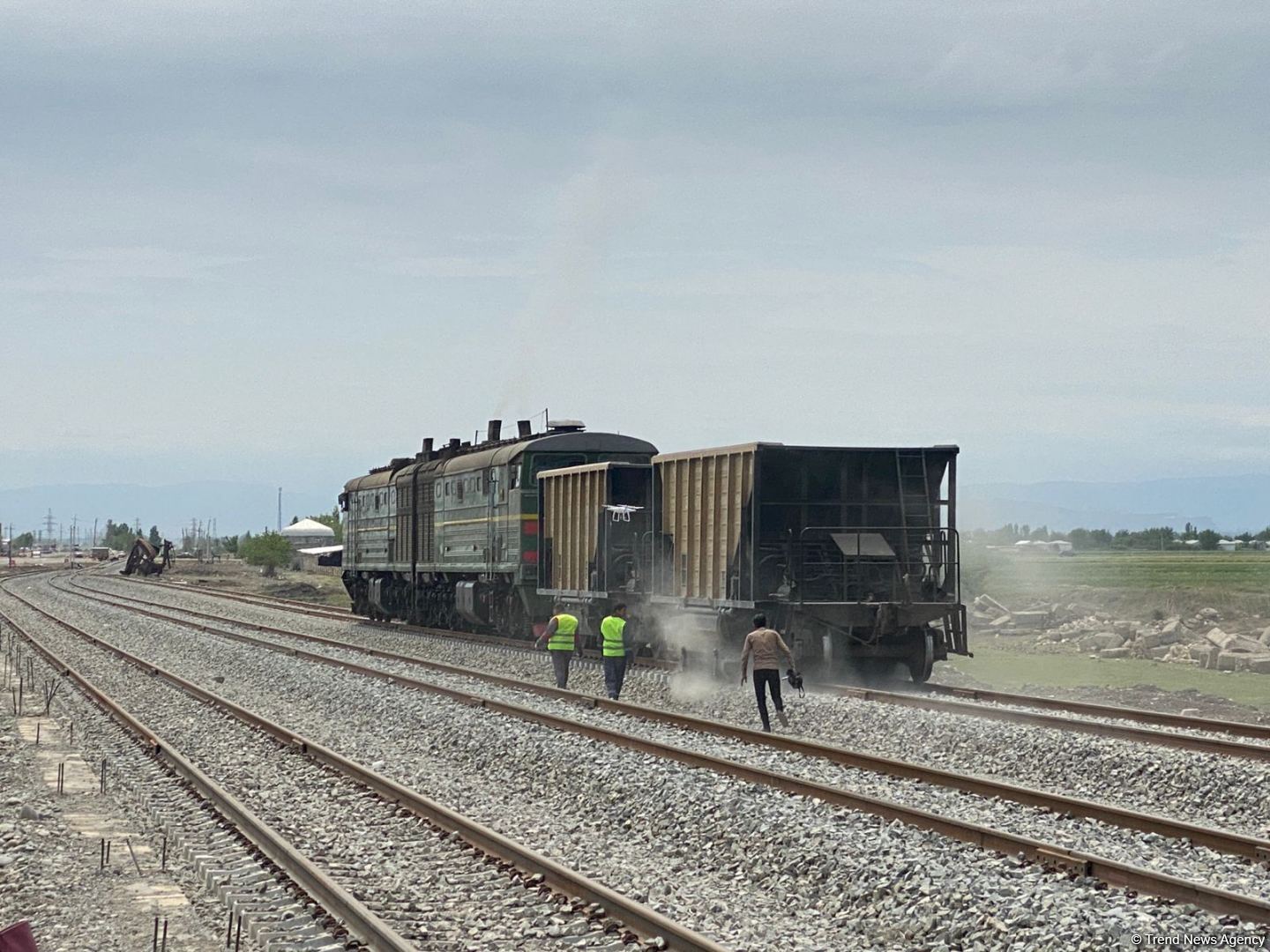 Azerbaijan Railways shares data on level of activity on construction of Barda-Aghdam railway (PHOTO)