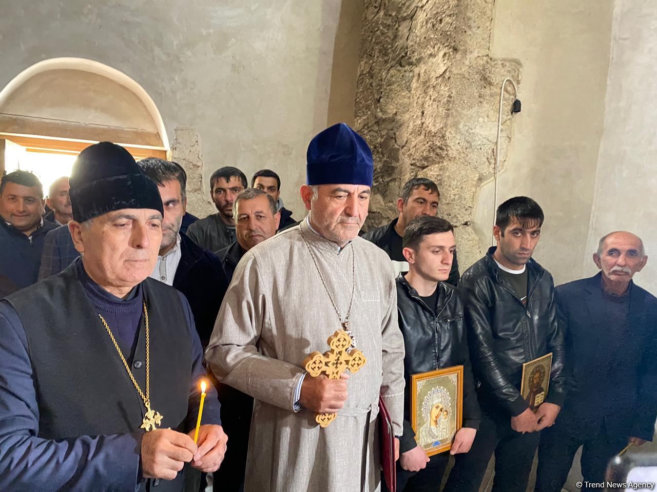 Representative of Albanian-Udi, other Christian communities begin visit to Azerbaijan's Kalbajar (PHOTO)