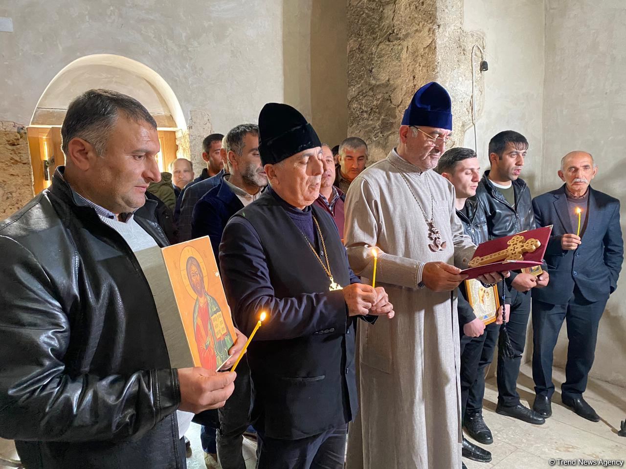 Representative of Albanian-Udi, other Christian communities begin visit to Azerbaijan's Kalbajar (PHOTO)