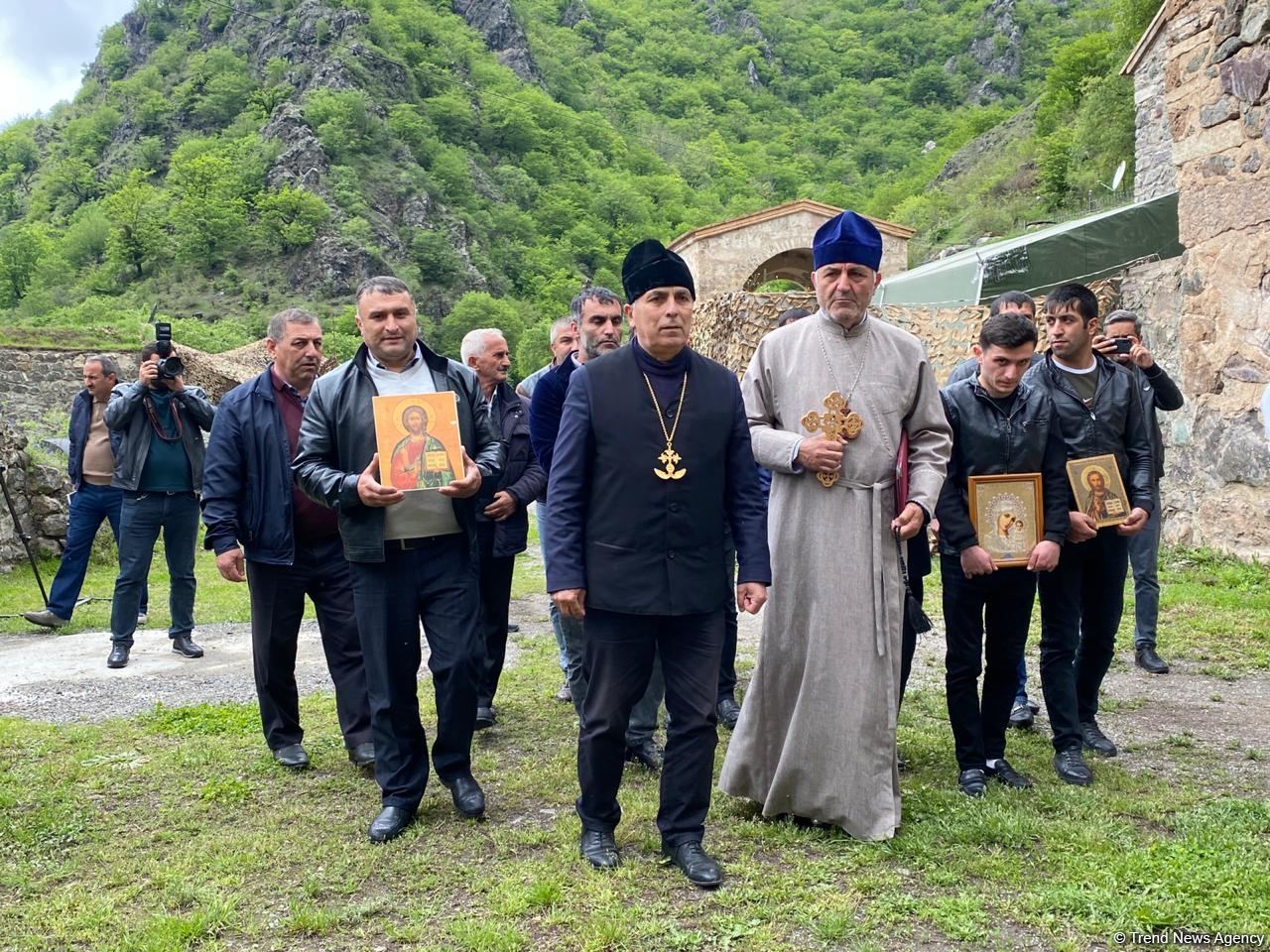 Representative of Albanian-Udi, other Christian communities begin visit to Azerbaijan's Kalbajar (PHOTO)