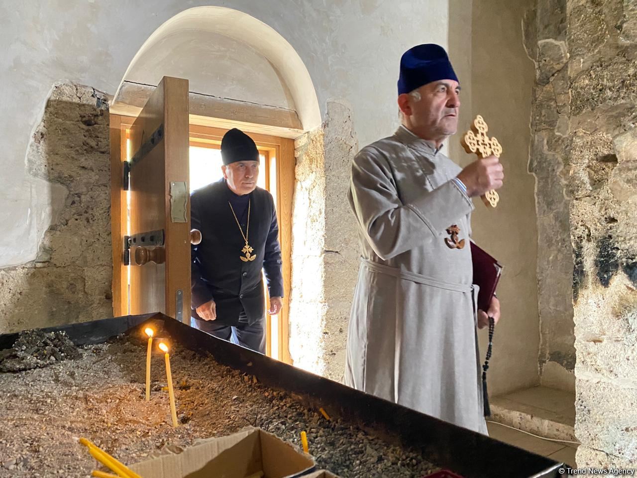 Representative of Albanian-Udi, other Christian communities begin visit to Azerbaijan's Kalbajar (PHOTO)
