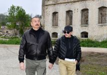President Ilham Aliyev, First Lady Mehriban Aliyeva visit Shusha (PHOTO/VIDEO)