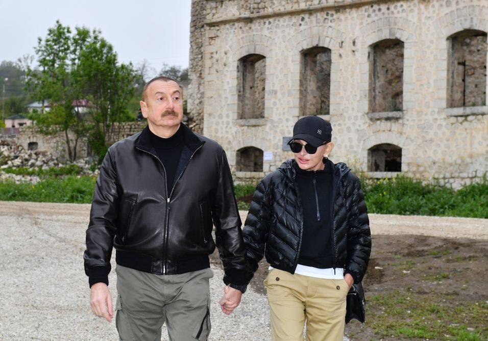 President Ilham Aliyev, First Lady Mehriban Aliyeva visit Shusha (PHOTO/VIDEO)