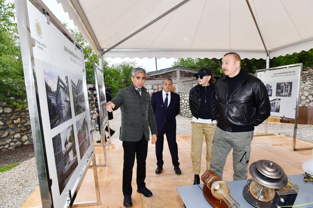 President Ilham Aliyev, First Lady Mehriban Aliyeva visit Shusha (PHOTO/VIDEO)