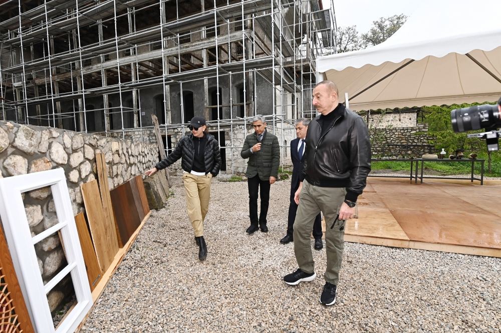 President Ilham Aliyev, First Lady Mehriban Aliyeva visit Shusha (PHOTO/VIDEO)