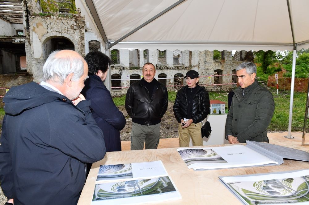 President Ilham Aliyev, First Lady Mehriban Aliyeva visit Shusha (PHOTO/VIDEO)