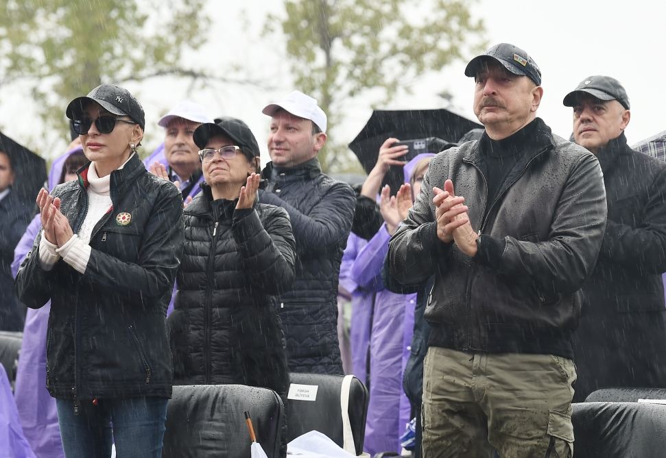 National leader Heydar Aliyev's voice recording about Azerbaijan touched President Ilham Aliyev (VIDEO)