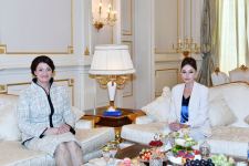 Azerbaijani, Lithuanian first ladies meet (PHOTO)