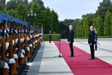 Official welcome ceremony held for Lithuanian President Gitanas Nausėda in Baku (PHOTO/VİDEO)