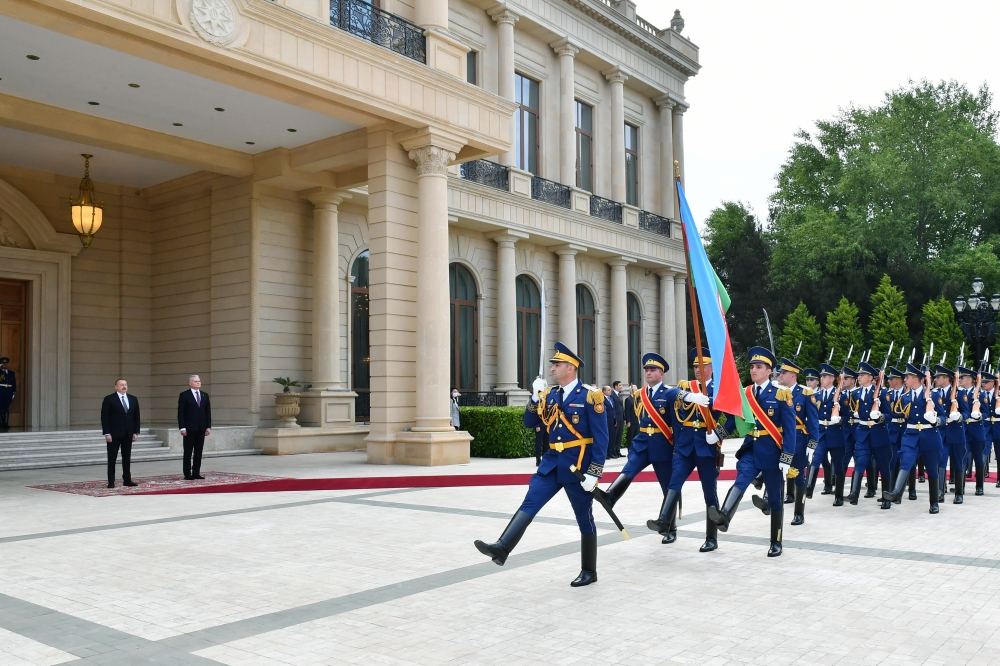 Official welcome ceremony held for Lithuanian President Gitanas Nausėda in Baku (PHOTO/VİDEO)
