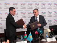 Azerbaijan, Kazakhstan sign memorandum on establishing Expert Council (PHOTO)