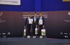 Awards held for winners of 6th Azerbaijan and Baku Championships in Aerobic Gymnastics among pre-juniors and juniors (PHOTO)