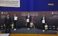 Awards held for winners of 6th Azerbaijan and Baku Championships in Aerobic Gymnastics among pre-juniors and juniors (PHOTO)