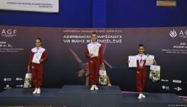 Awards held for winners of 6th Azerbaijan and Baku Championships in Aerobic Gymnastics among pre-juniors and juniors (PHOTO)