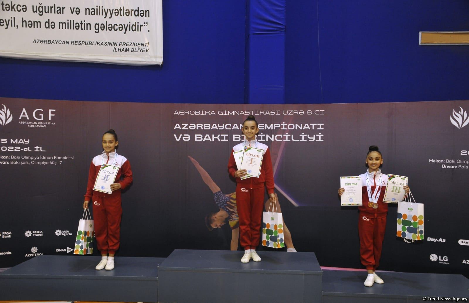 Awards held for winners of 6th Azerbaijan and Baku Championships in Aerobic Gymnastics among pre-juniors and juniors (PHOTO)