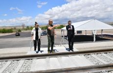 President Ilham Aliyev, First Lady Mehriban Aliyeva visit Fuzuli, Jabrayil and Zangilan districts (PHOTO)