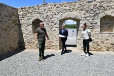 President Ilham Aliyev, First Lady Mehriban Aliyeva view construction of Zangilan mosque (PHOTO/VIDEO)