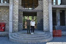 President Ilham Aliyev, First Lady Mehriban Aliyeva view construction of Zangilan mosque (PHOTO/VIDEO)
