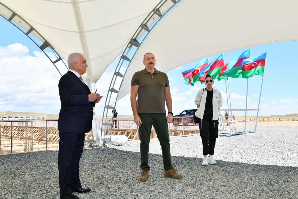 President Ilham Aliyev, First Lady Mehriban Aliyeva visit Fuzuli, Jabrayil and Zangilan districts (PHOTO)