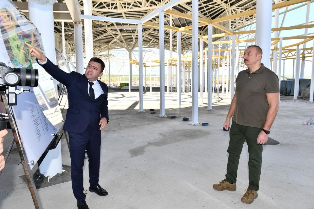 President Ilham Aliyev, First Lady Mehriban Aliyeva visit Fuzuli, Jabrayil and Zangilan districts (PHOTO)