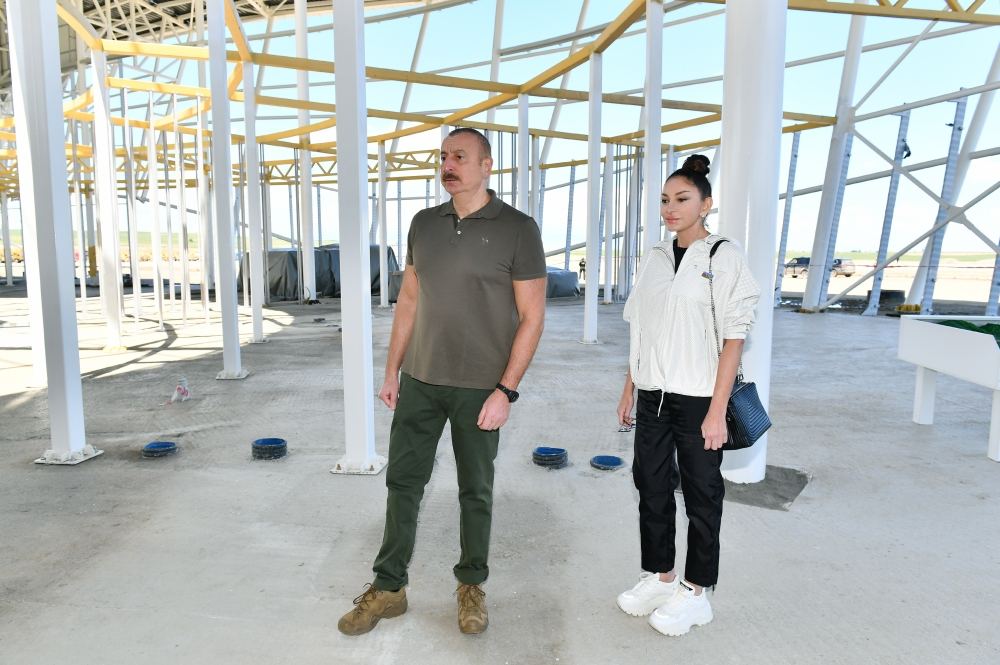 President Ilham Aliyev, First Lady Mehriban Aliyeva visit Fuzuli, Jabrayil and Zangilan districts (PHOTO)