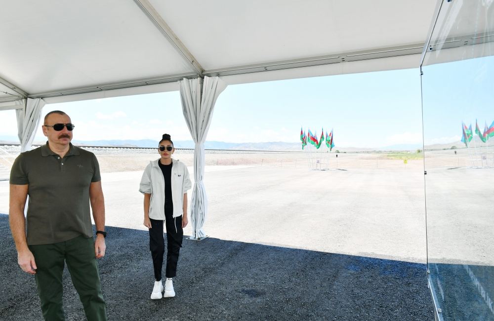 President Ilham Aliyev, First Lady Mehriban Aliyeva visit Fuzuli, Jabrayil and Zangilan districts (PHOTO)