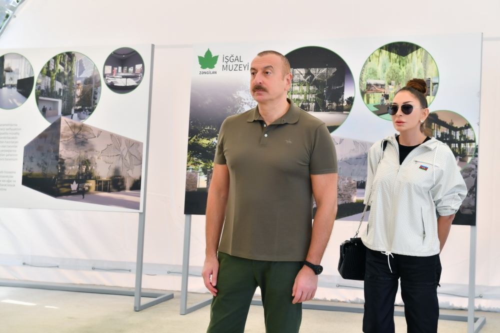 President Ilham Aliyev, First Lady Mehriban Aliyeva attend groundbreaking ceremony for complex of museums of occupation and Victory in Zangilan (PHOTO/VIDEO)