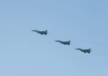 President Ilham Aliyev, President Recep Tayyip Erdogan, First Ladies Mehriban Aliyeva and Emine Erdogan watched air show at TECHNOFEST Azerbaijan (PHOTO)
