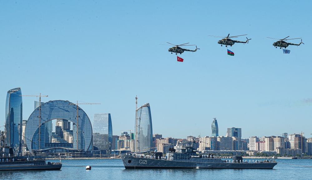 President Ilham Aliyev, President Recep Tayyip Erdogan, First Ladies Mehriban Aliyeva and Emine Erdogan watched air show at TECHNOFEST Azerbaijan (PHOTO)