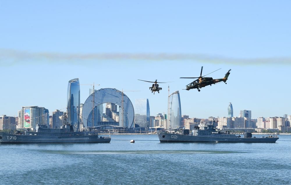 President Ilham Aliyev, President Recep Tayyip Erdogan, First Ladies Mehriban Aliyeva and Emine Erdogan watched air show at TECHNOFEST Azerbaijan (PHOTO)