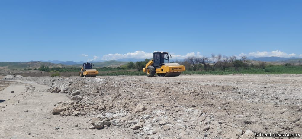 Azerbaijan announces asphalting of new highway in liberated districts (PHOTO)