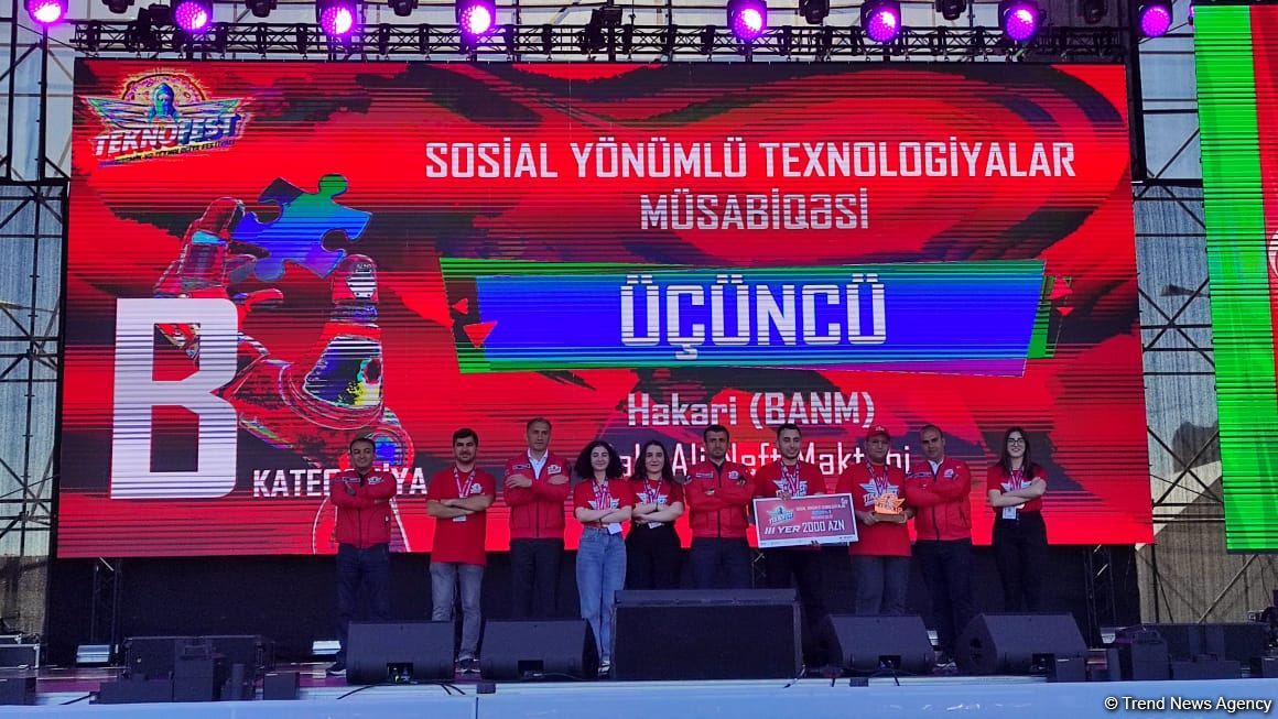 Baku hosts award ceremony for participants and teams of TEKNOFEST festival (PHOTO)