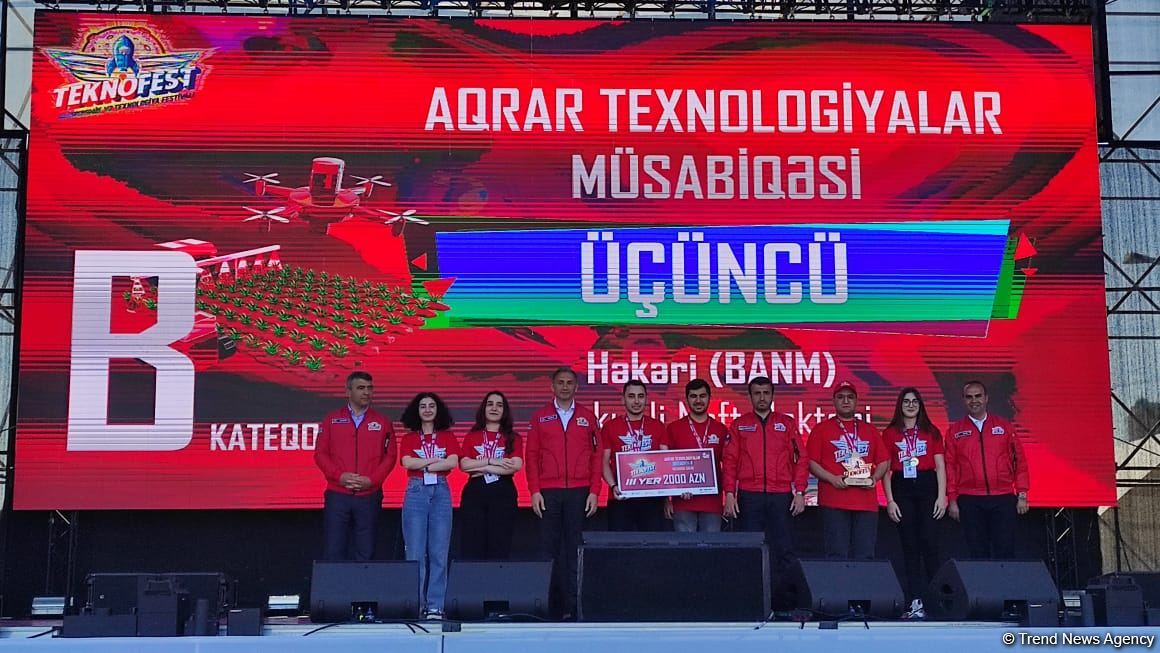 Baku hosts award ceremony for participants and teams of TEKNOFEST festival (PHOTO)