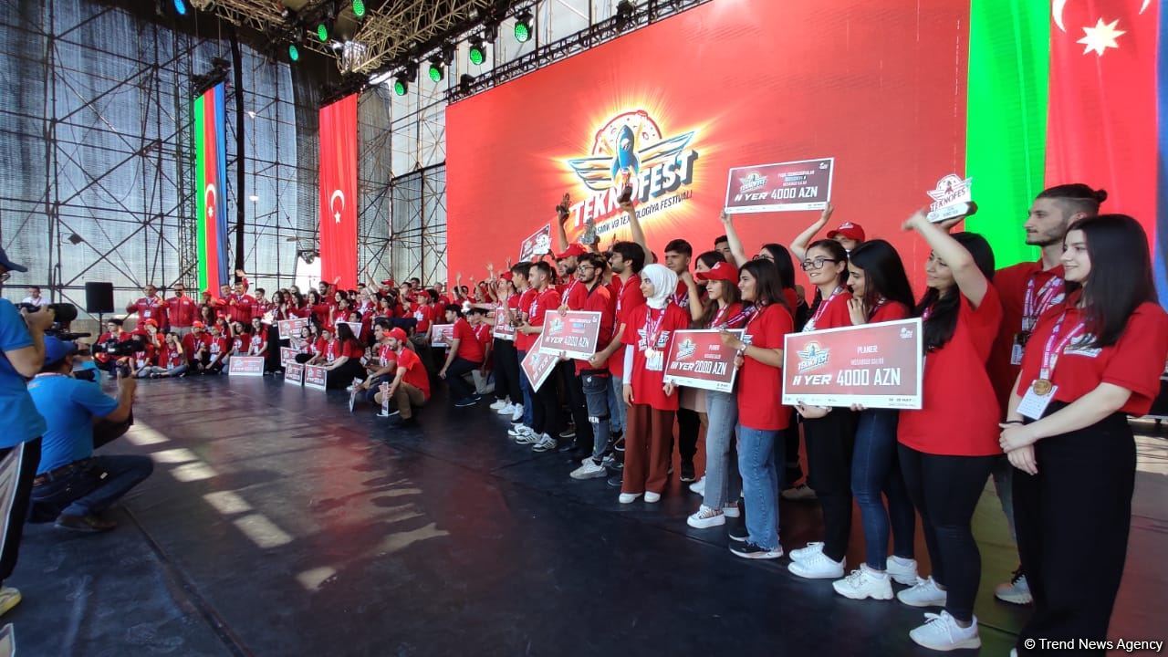 Baku hosts award ceremony for participants and teams of TEKNOFEST festival (PHOTO)