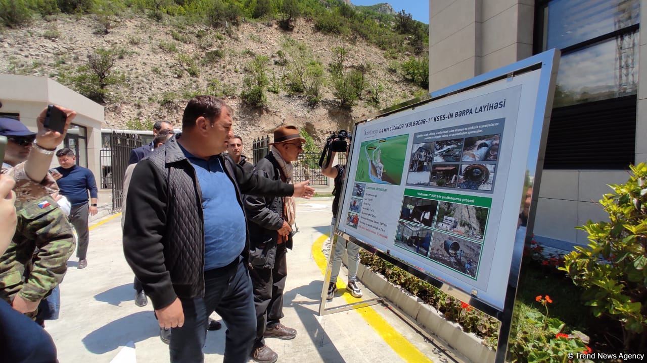 Diplomats view restoration of HPPs in Azerbaijan's Kalbajar (PHOTO)