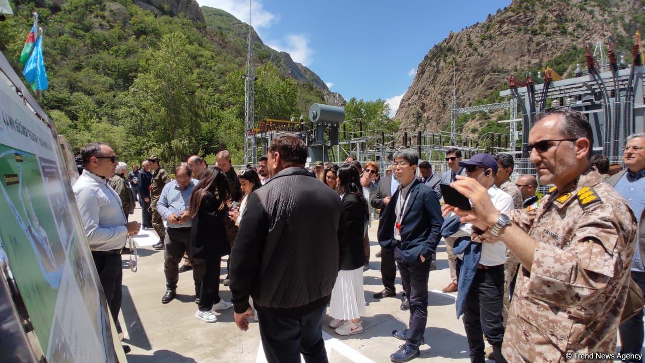 Diplomats view restoration of HPPs in Azerbaijan's Kalbajar (PHOTO)