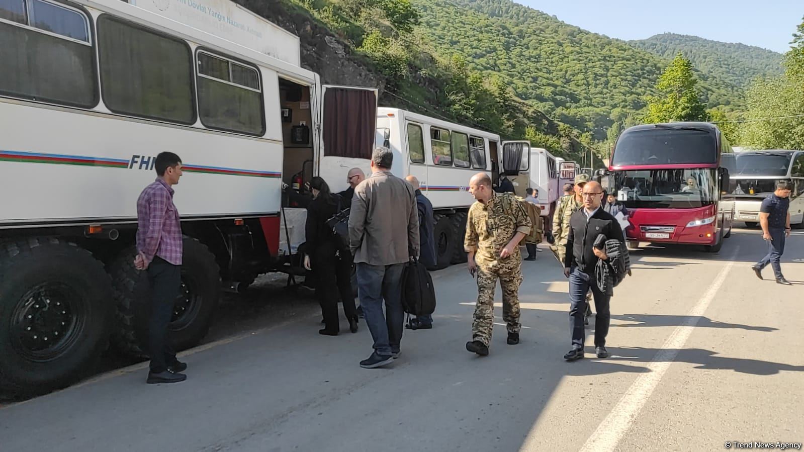 Visit of diplomatic corps representatives to Azerbaijan's Kalbajar begins (PHOTO)