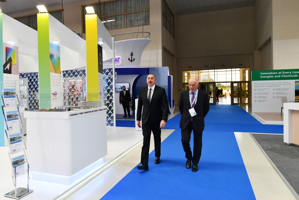 President Ilham Aliyev attending official opening ceremony of 27th International Caspian Oil & Gas Exhibition on sidelines of Baku Energy Week (PHOTO/VIDEO)