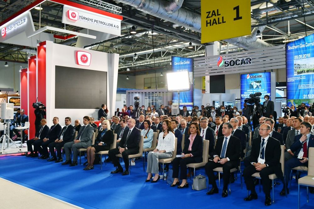 President Ilham Aliyev attending official opening ceremony of 27th International Caspian Oil & Gas Exhibition on sidelines of Baku Energy Week (PHOTO/VIDEO)