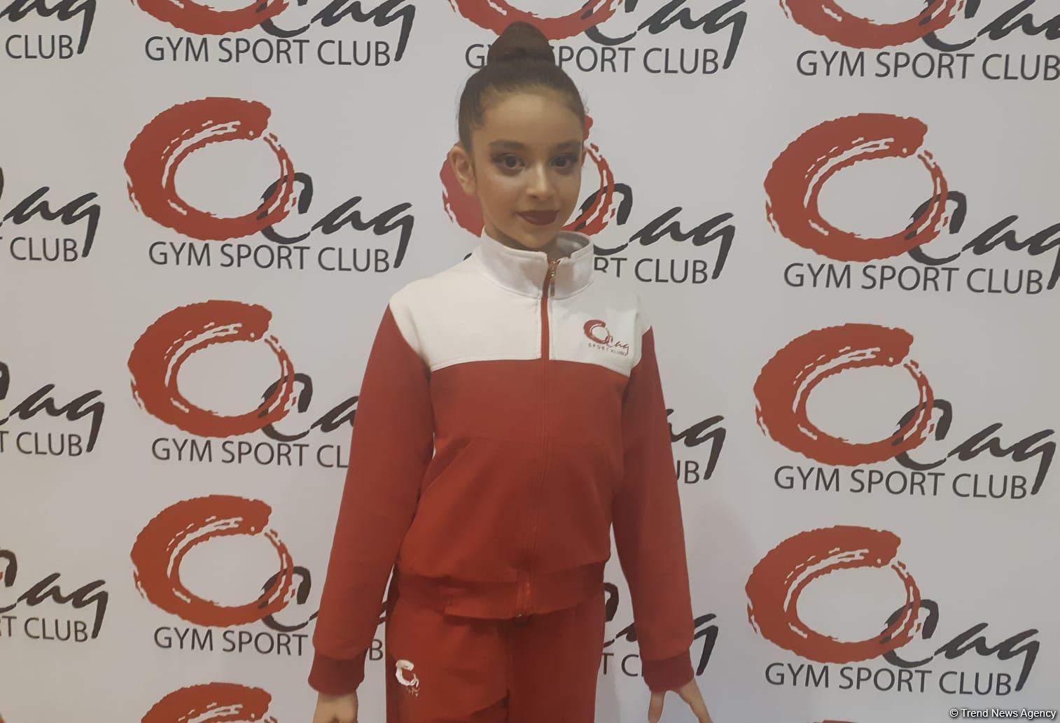 Rhythmic gymnastics - very beautiful sport, says participant of 1st Open Championship of "Ojag Sport" Club in Rhythmic Gymnastics
