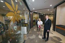 President Ilham Aliyev, First Lady Mehriban Aliyeva get acquainted with conditions created at “Sharg Bazari” complex (PHOTO/VIDEO)