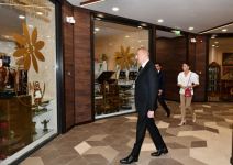 President Ilham Aliyev, First Lady Mehriban Aliyeva get acquainted with conditions created at “Sharg Bazari” complex (PHOTO/VIDEO)